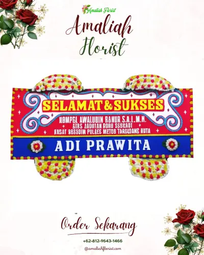 Karangan Bunga Ucapan Selamat di Seloprojo