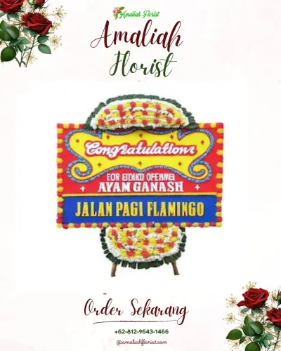 Bunga Papan Congratulation di Seloprojo
